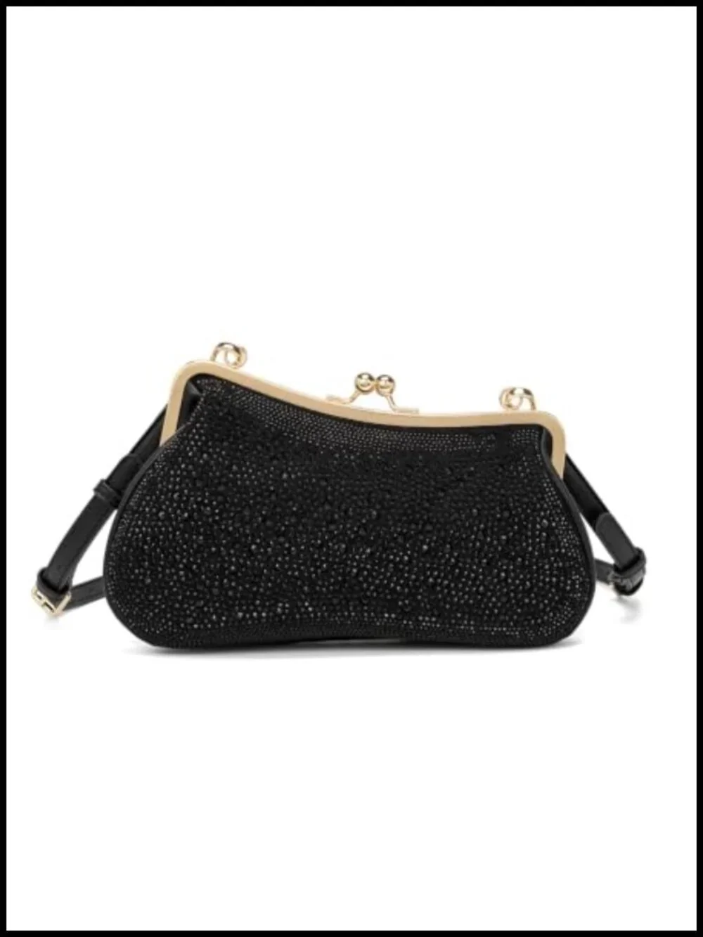 Rhinestone Clutch Purse Evening Crossbody Bag for Women